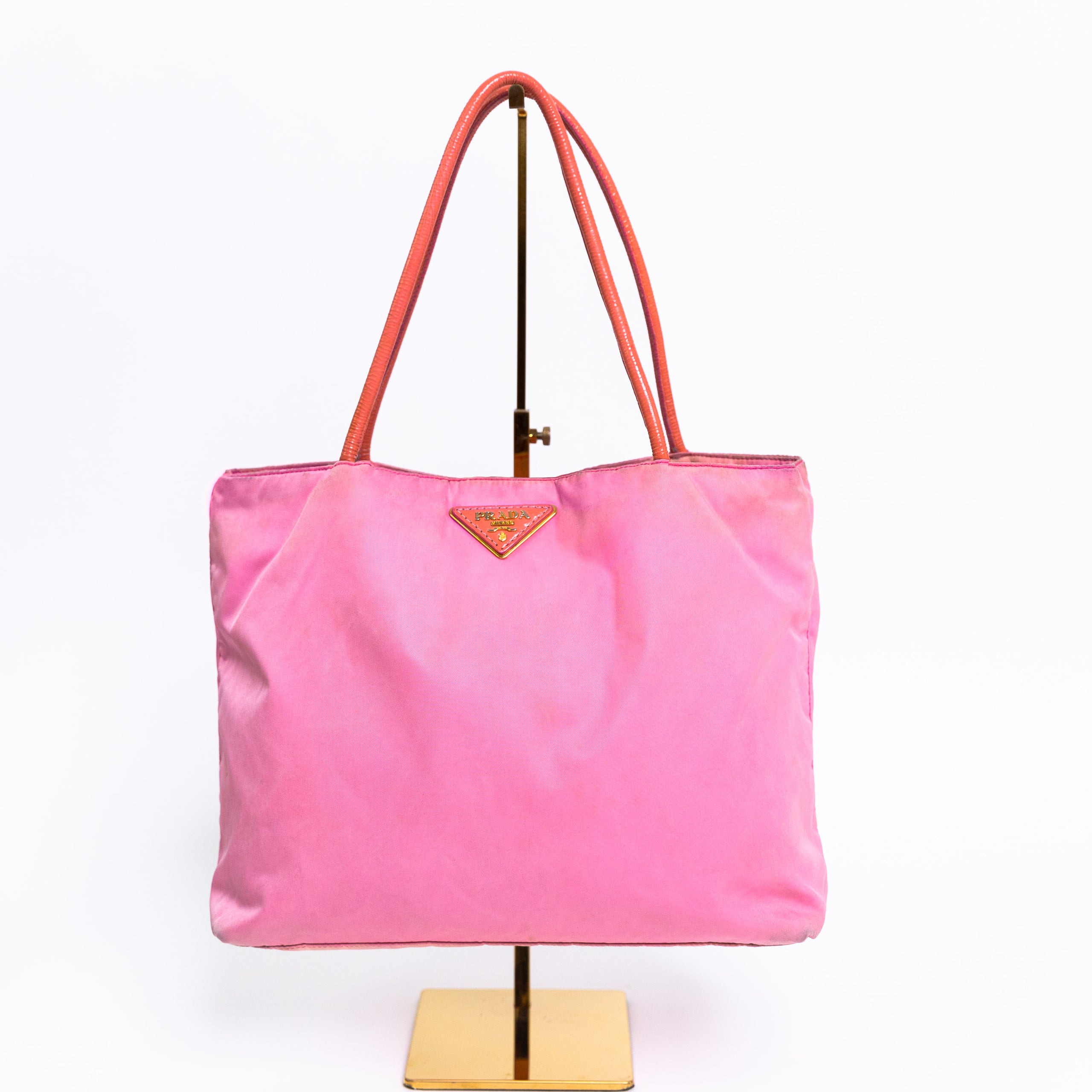Prada nylon deals pink bag
